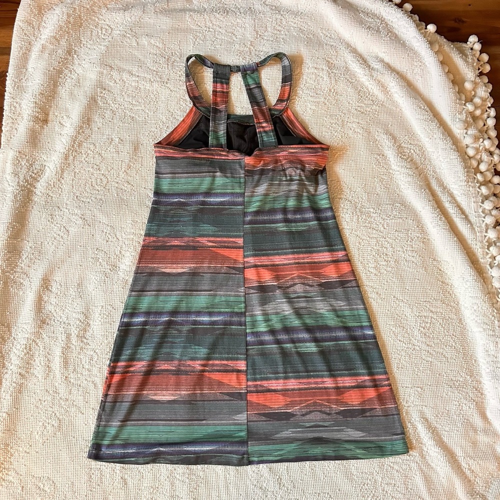 Prana Cantine Stretch Dress Geometric Multi Active Outdoor Med  Women's Gorpcore - Picture 3 of 8